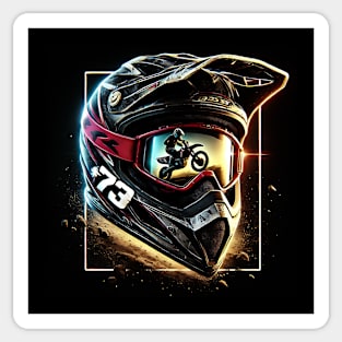 Motocross Helpmate Sticker